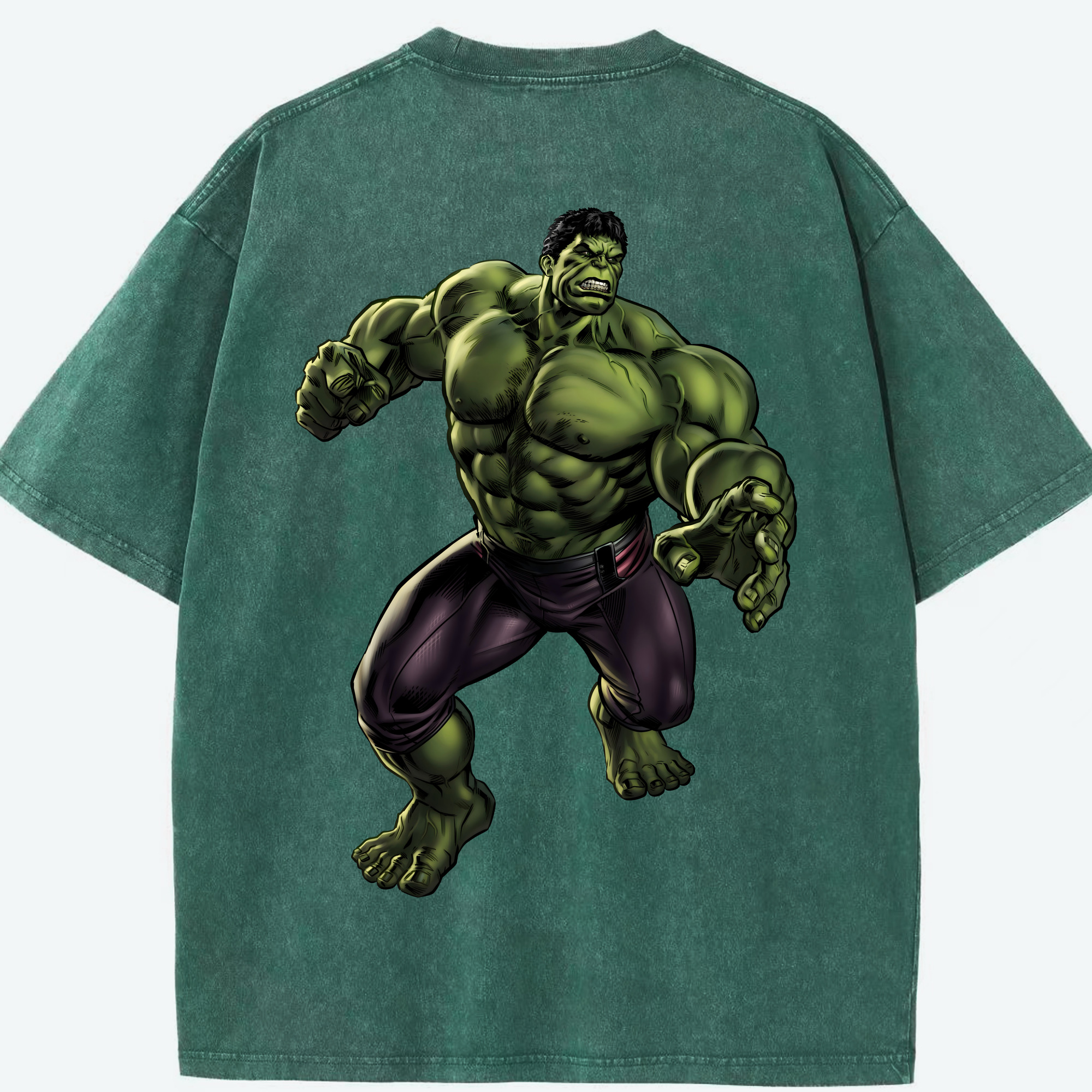 （画像用） アベンジャーズ The Avengers 綿100% ヴィンテージ風 半袖Tシャツ（背面プリント）